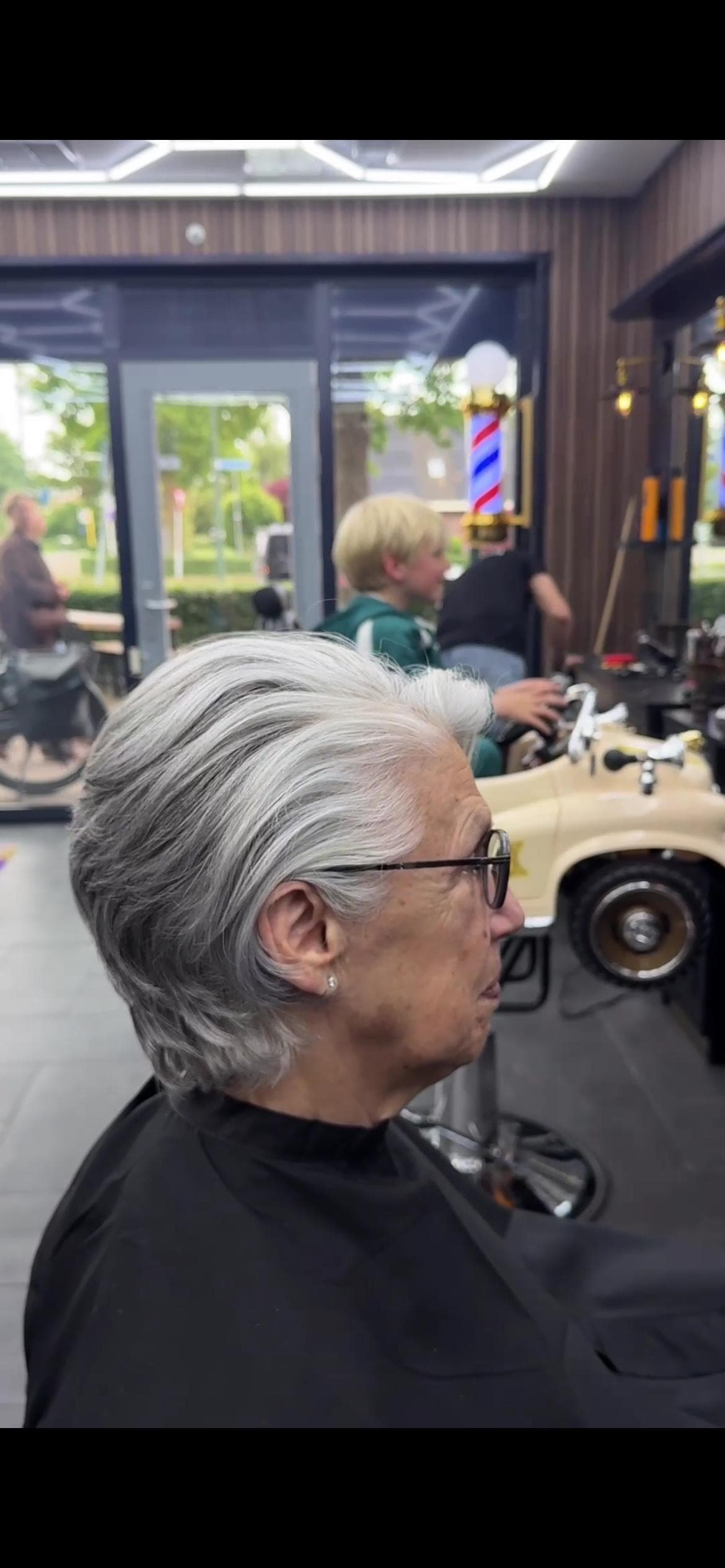Heren styling in de salon